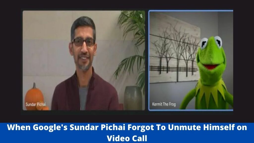 Watch: When Google's Sundar Pichai Forgot To Unmute Himself on Video Call