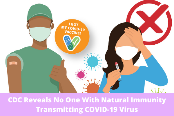 CDC Reveals No One With Natural Immunity Transmitting COVID-19 Virus