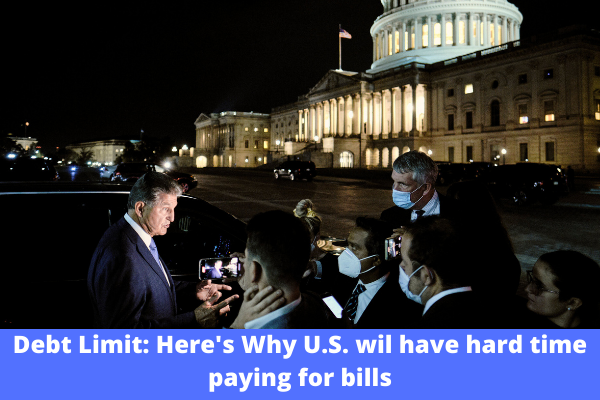 Debt Limit: Here's Why U.S. will have hard time paying for bills