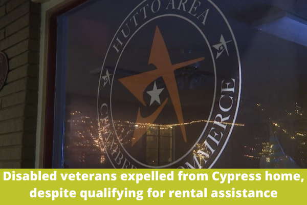 Disabled veterans expelled from Cypress home, despite qualifying for rental assistance