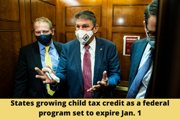 States growing child tax credit as a federal program set to expire Jan. 1