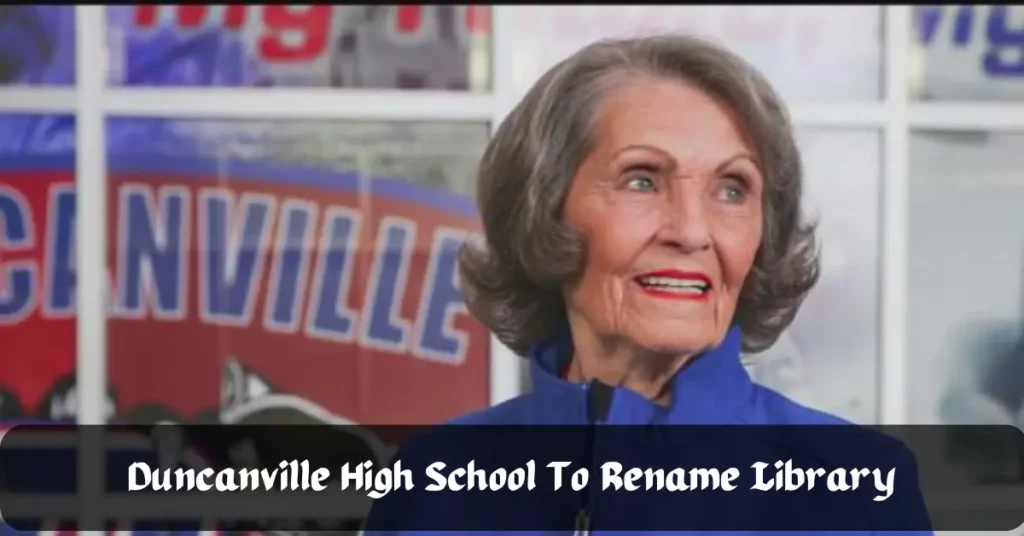 Duncanville High School To Rename Library