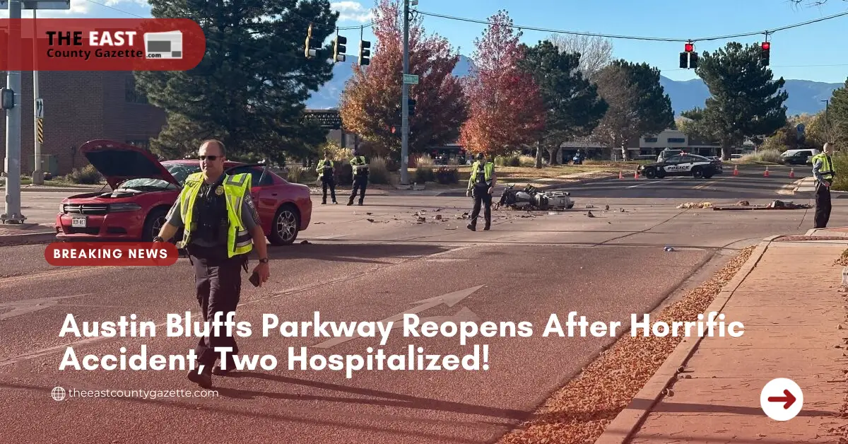 Austin Bluffs Parkway Reopens After Horrific Accident, Two Hospitalized!