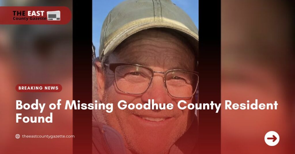 Body of Missing Goodhue County Resident Found