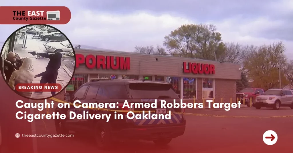 Caught on Camera Armed Robbers Target Cigarette Delivery in Oakland