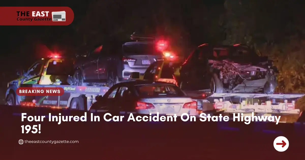 Four Injured In Car Accident On State Highway 195!