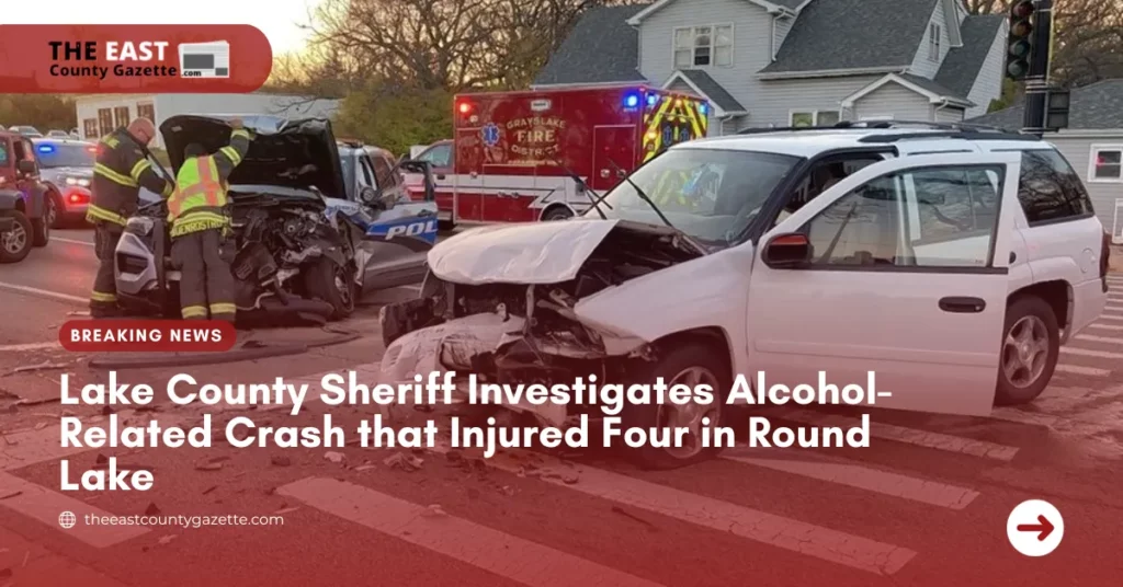 Lake County Sheriff Investigates Alcohol-Related Crash that Injured Four in Round Lake