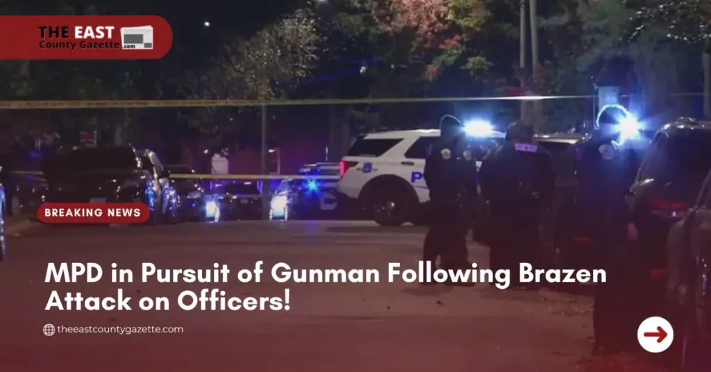 MPD in Pursuit of Gunman Following Brazen Attack on Officers!