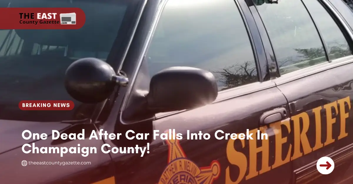 One Dead After Car Falls Into Creek In Champaign County!