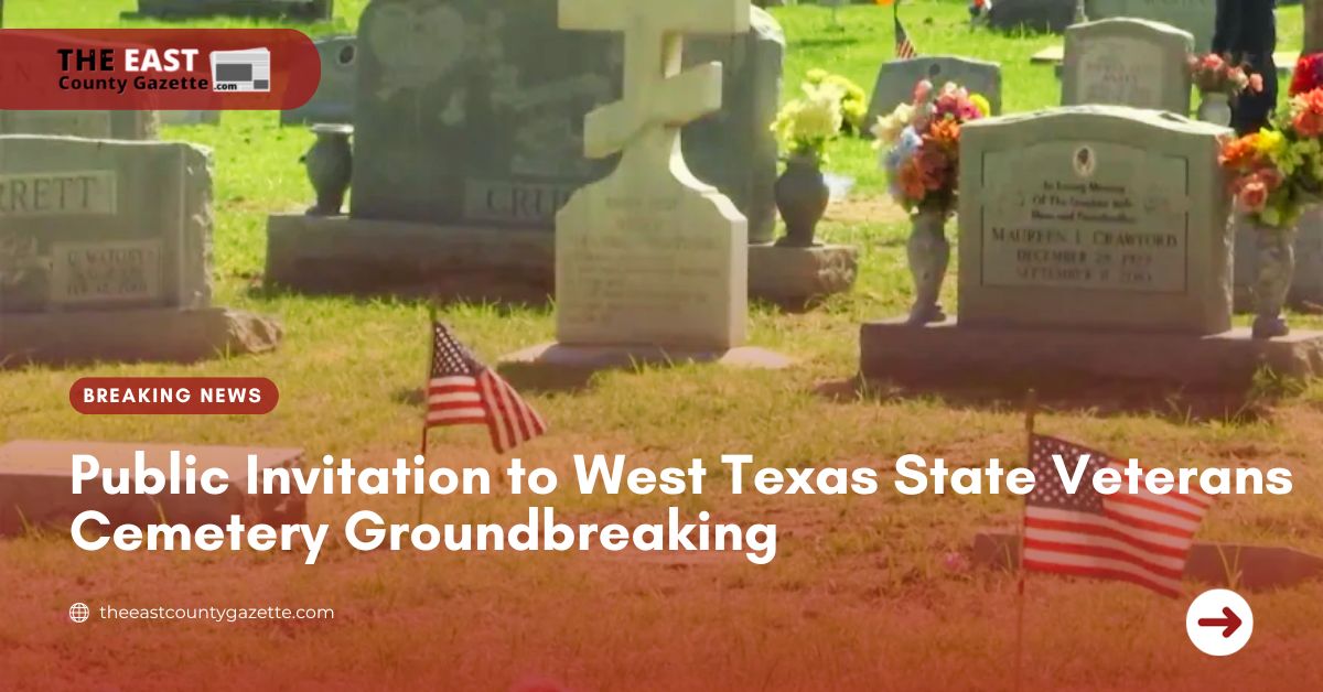 Public Invitation to West Texas State Veterans Cemetery Groundbreaking