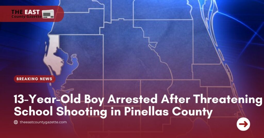 13-Year-Old Boy Arrested After Threatening School Shooting in Pinellas County