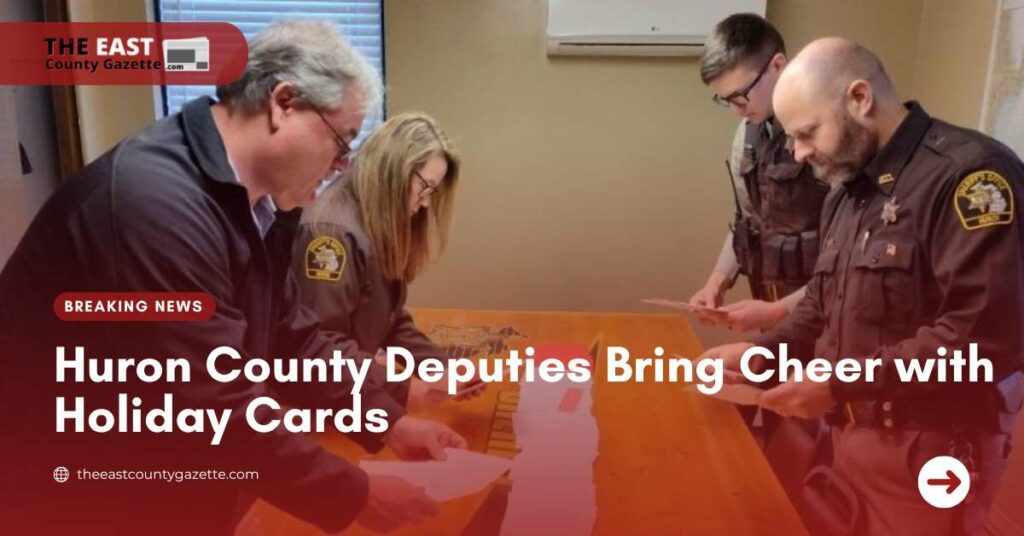 Huron County Deputies Bring Cheer with Holiday Cards