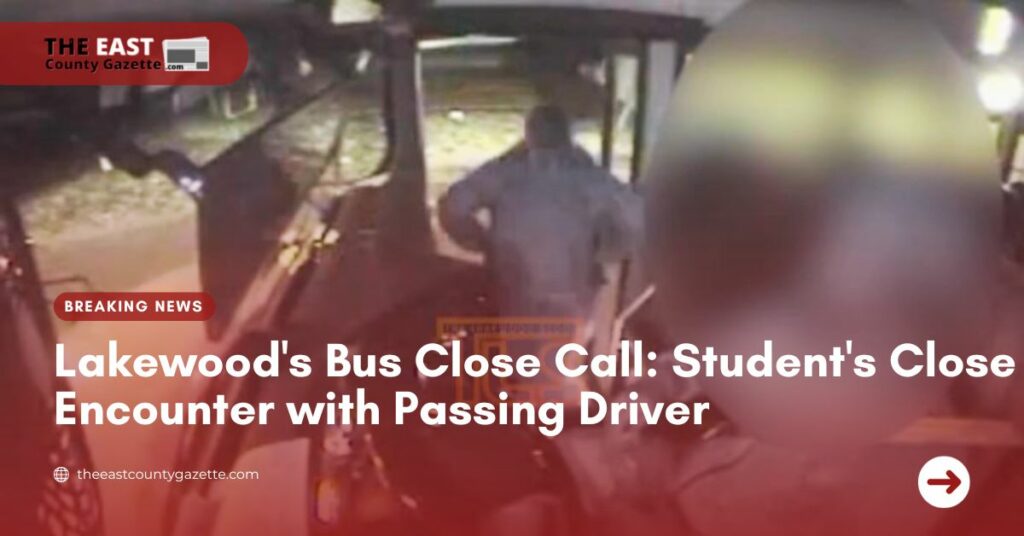 Lakewood's Bus Close Call Student's Close Encounter with Passing Driver