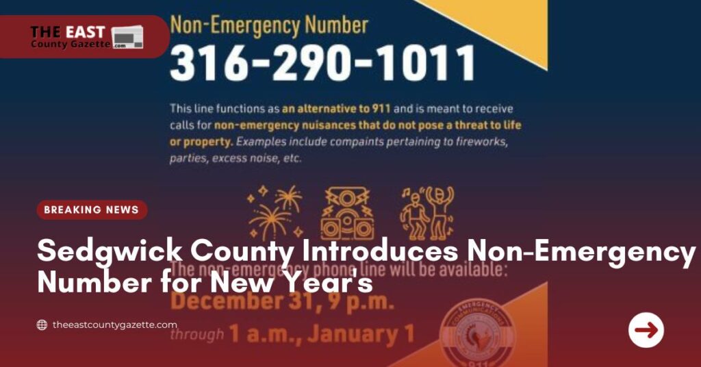 Sedgwick County Introduces Non-Emergency Number for New Year's