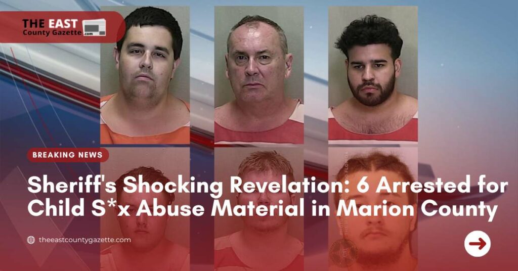 Sheriff's Shocking Revelation 6 Arrested for Child Sx Abuse Material in Marion County