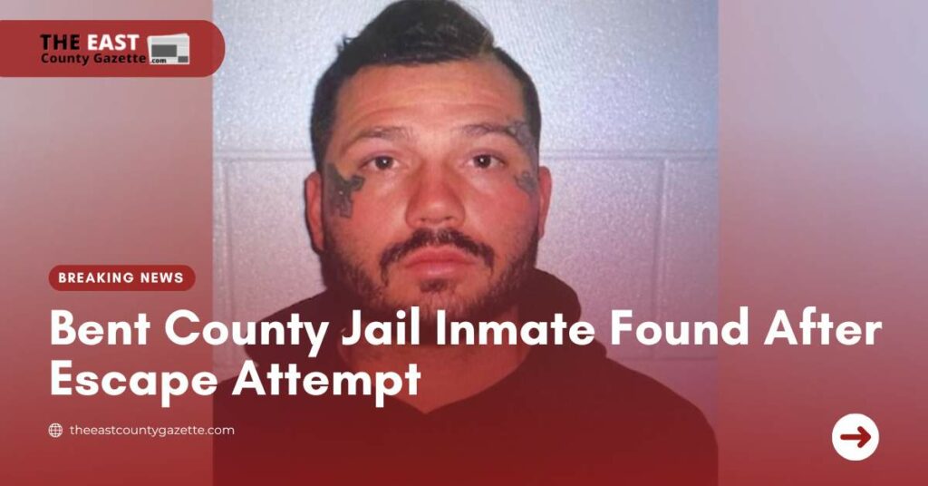Bent County Jail Inmate Found After Escape Attempt