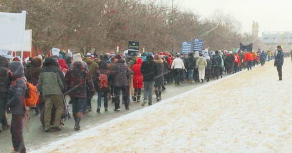 Denver's MLK Marade Marching Forward Despite Freezing Temps The East