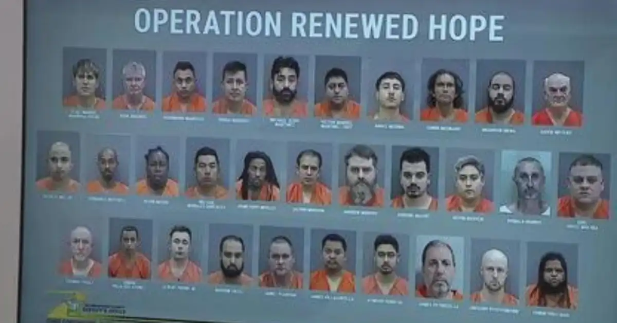 Operation Renewed Hope: 123 Arrested, 28 Rescued In Human Trafficking Crackdown