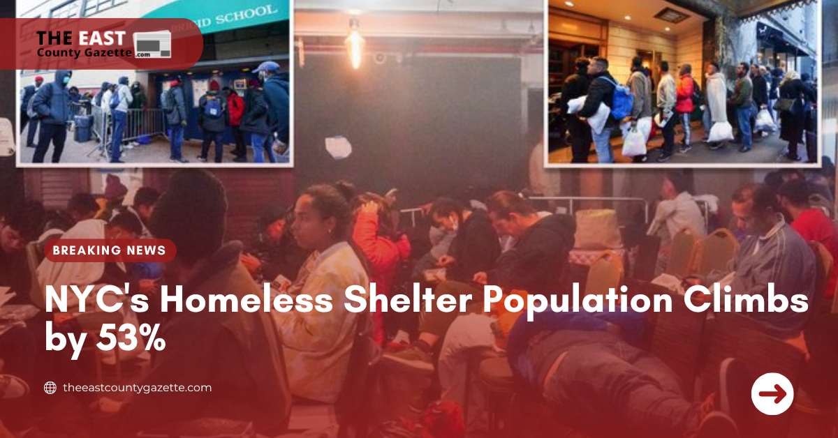 NYC's Homeless Shelter Population Climbs by 53%