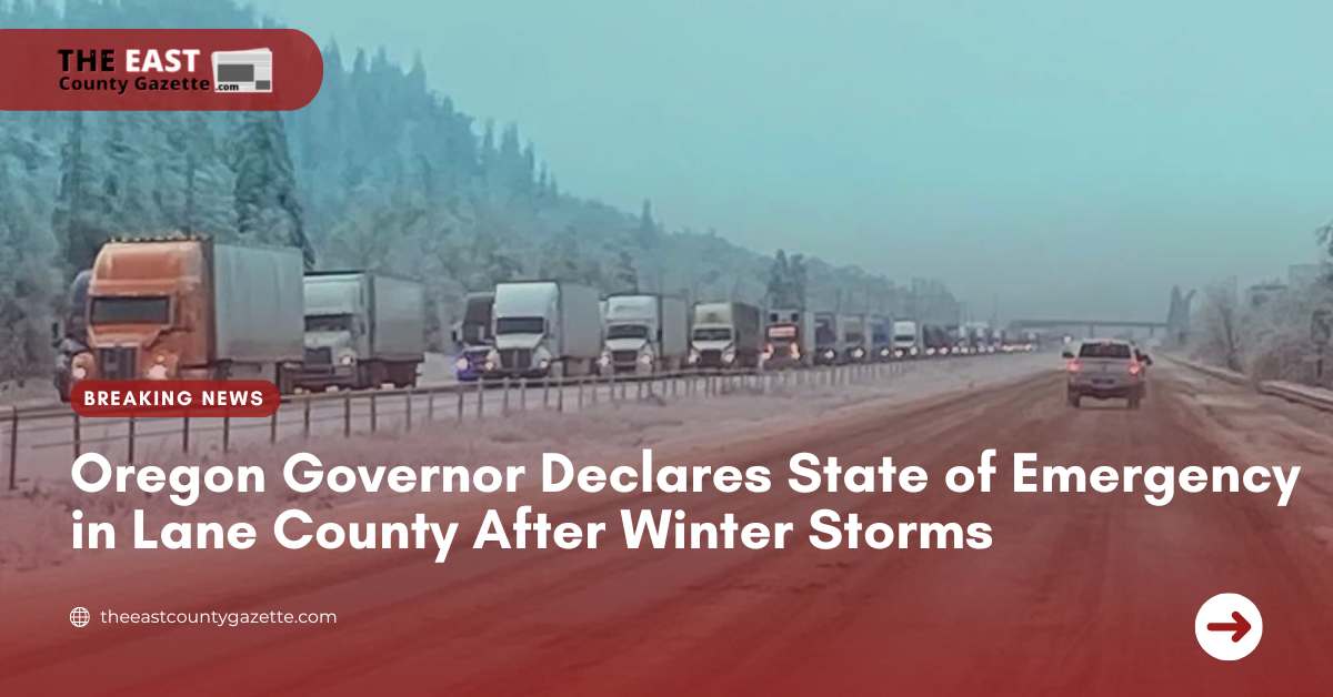 Oregon Governor Declares State of Emergency in Lane County After Winter Storms