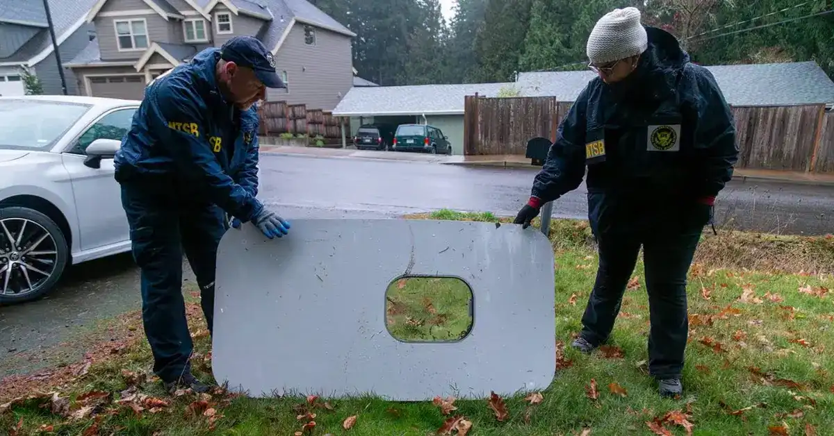 Oregon Teacher Finds Pieces of Lost Boeing Plane in Backyard