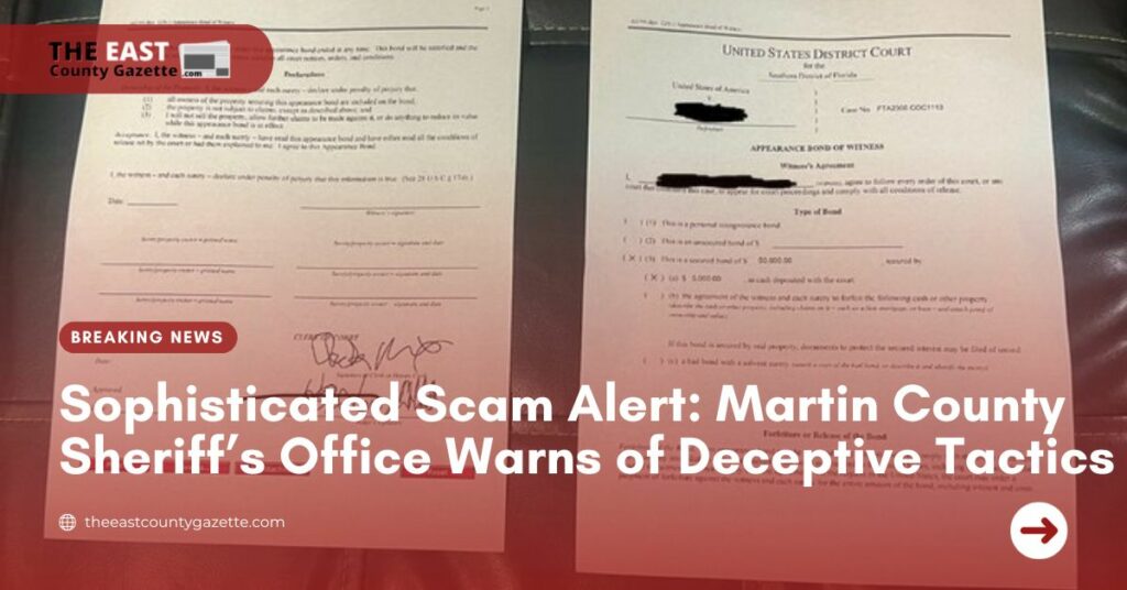 Sophisticated Scam Alert Martin County Sheriff’s Office Warns of Deceptive Tactics