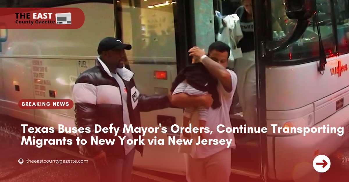 Texas Buses Defy Mayor's Orders, Continue Transporting Migrants to New York via New Jersey