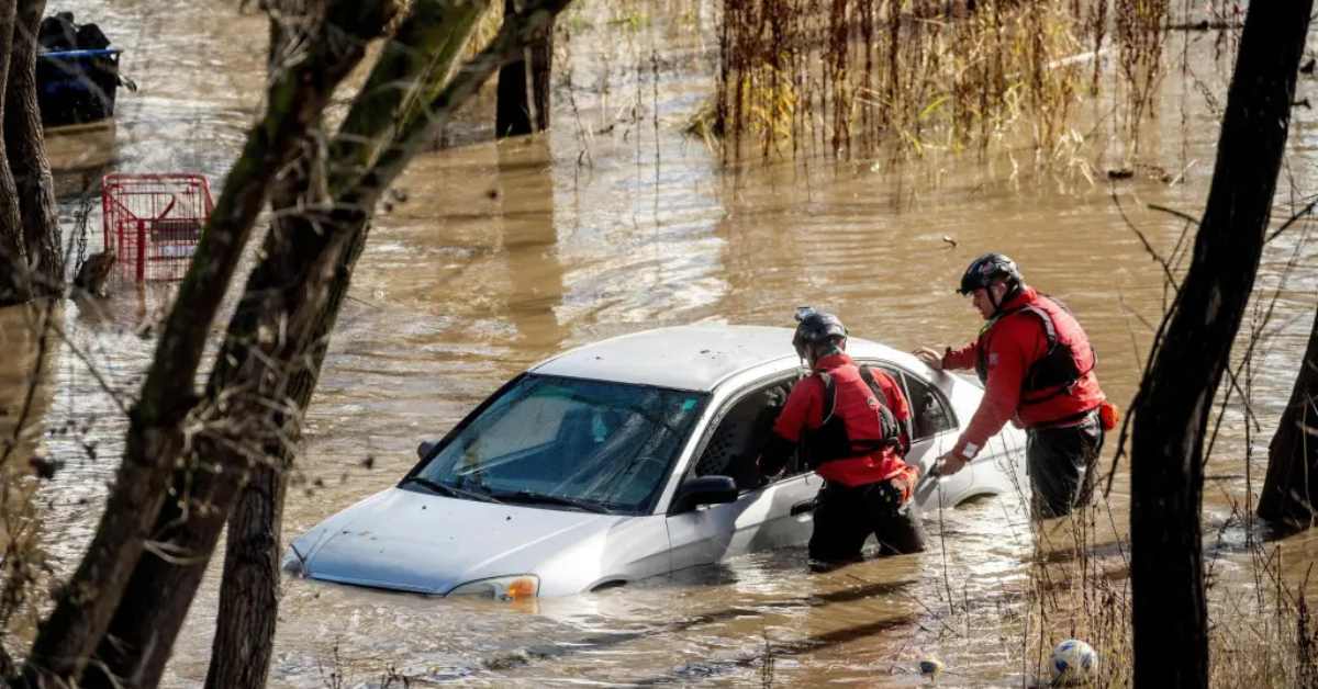 California on Hight Alert Flood Warnings Issued Statewide Amid Heavy Rainfall