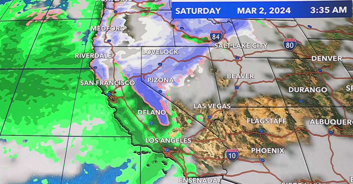 Weekend Weather Alert Major Storm System to Bring Heavy Rainfall to California